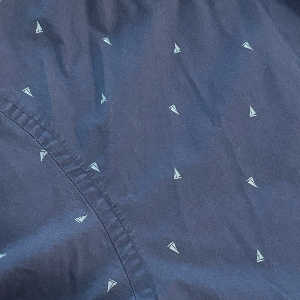 Men’s blue sailboat pattern button up shirt - Picture 3 of 3